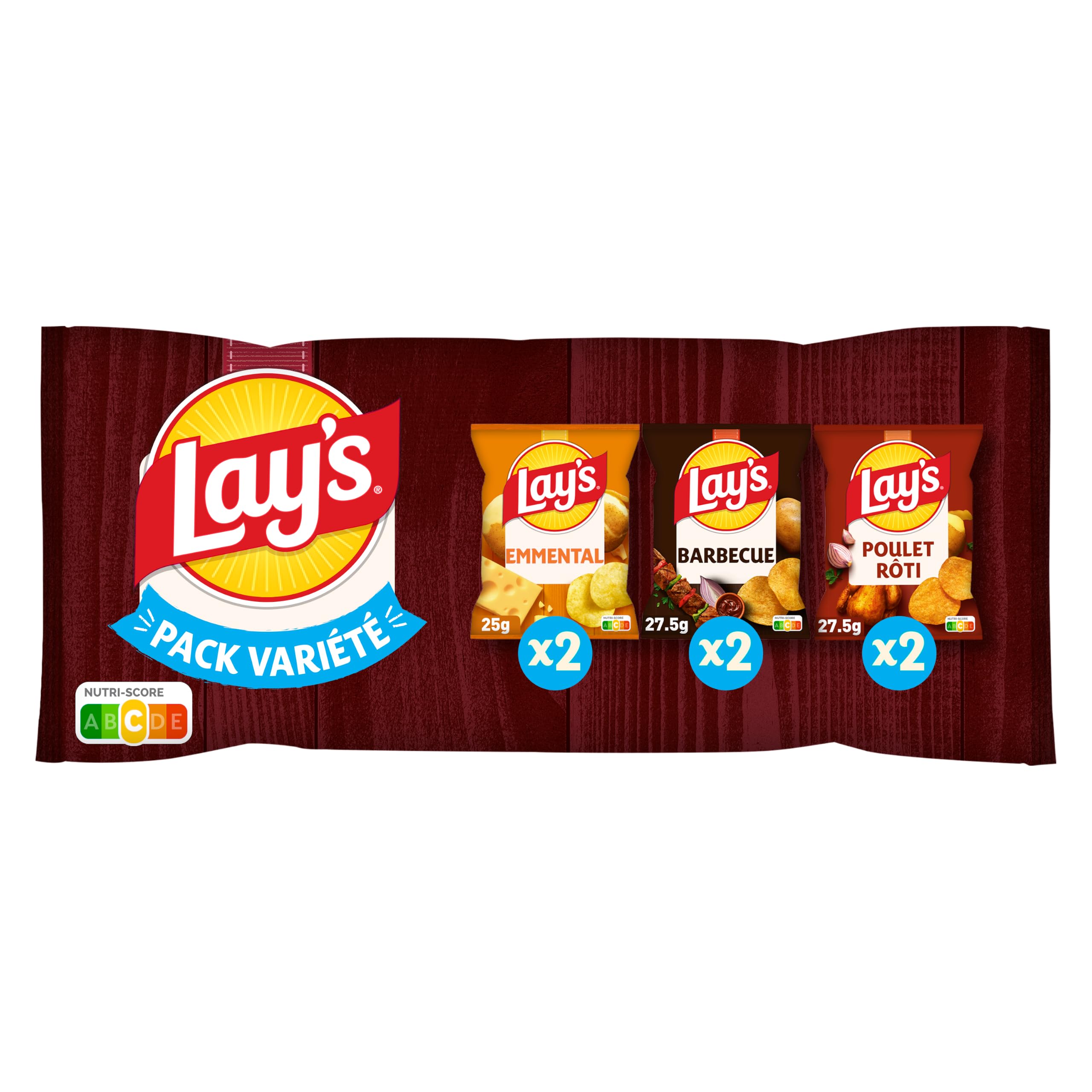 lay-s-multipack-chips-poulet-barbecue-emmental-160g image 1