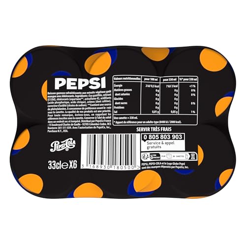 pepsi-z-ro-mango-soda-cola-mangue-33cl-lot-de-24 image 5