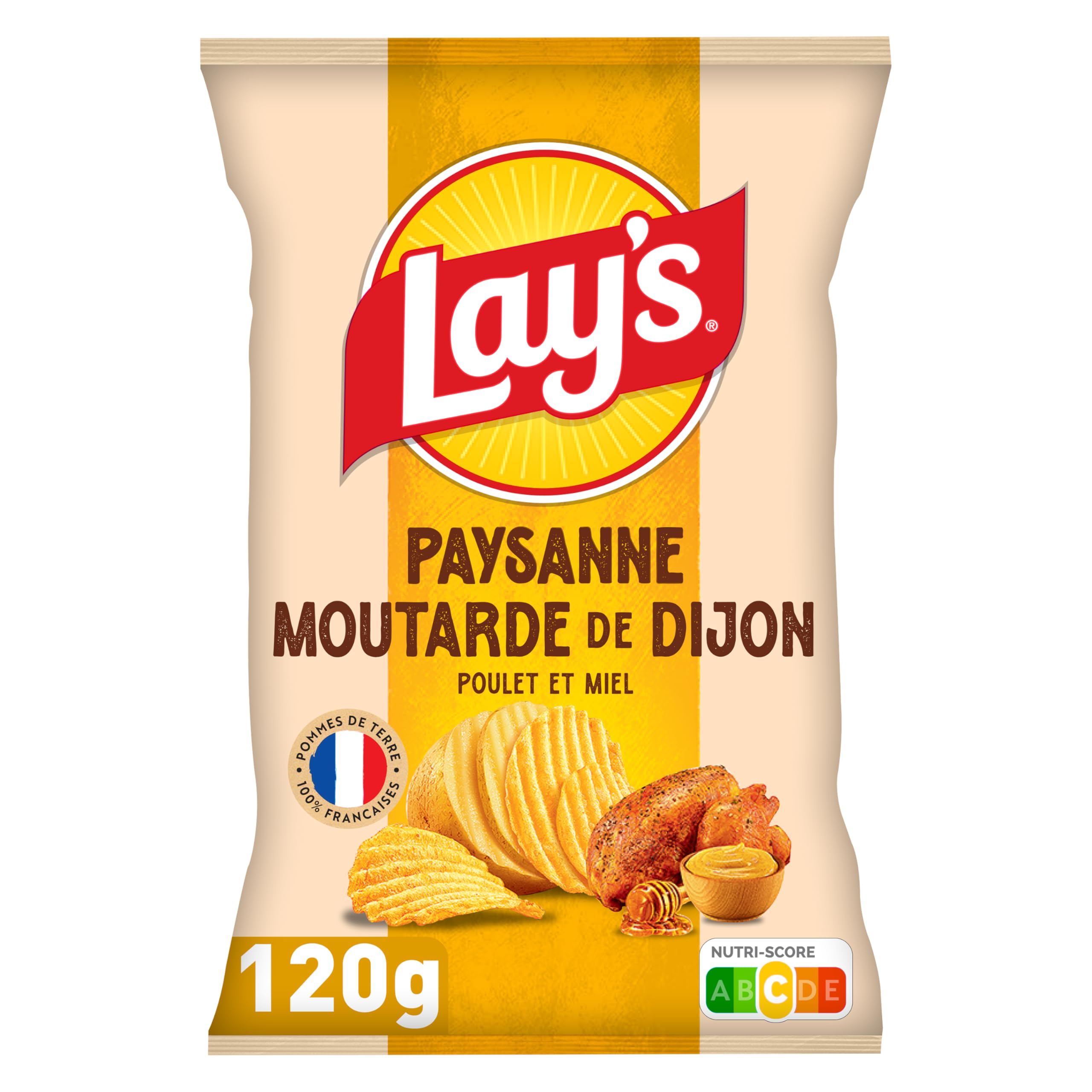 lay-s-paysanne-chips-poulet-moutarde-miel-120-g image 1