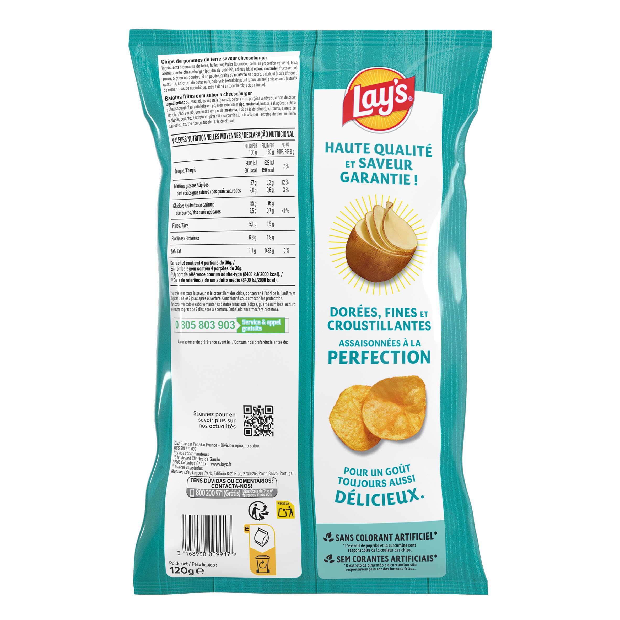 lay-s-classique-chips-cheeseburger-120g-fines image 2