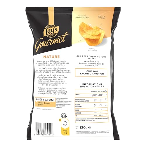 lay-s-gourmet-chips-nature-12x120g-paisses-premium image 5