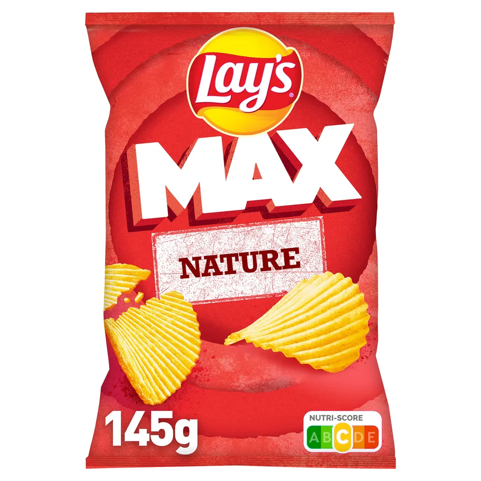lay-s-max-chips-ondul-es-nature-145-g-maxi-craquantes image 1
