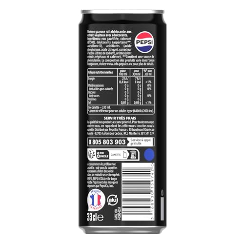 pepsi-z-ro-sucres-soda-cola-sans-sucres-24x33cl-canettes image 7