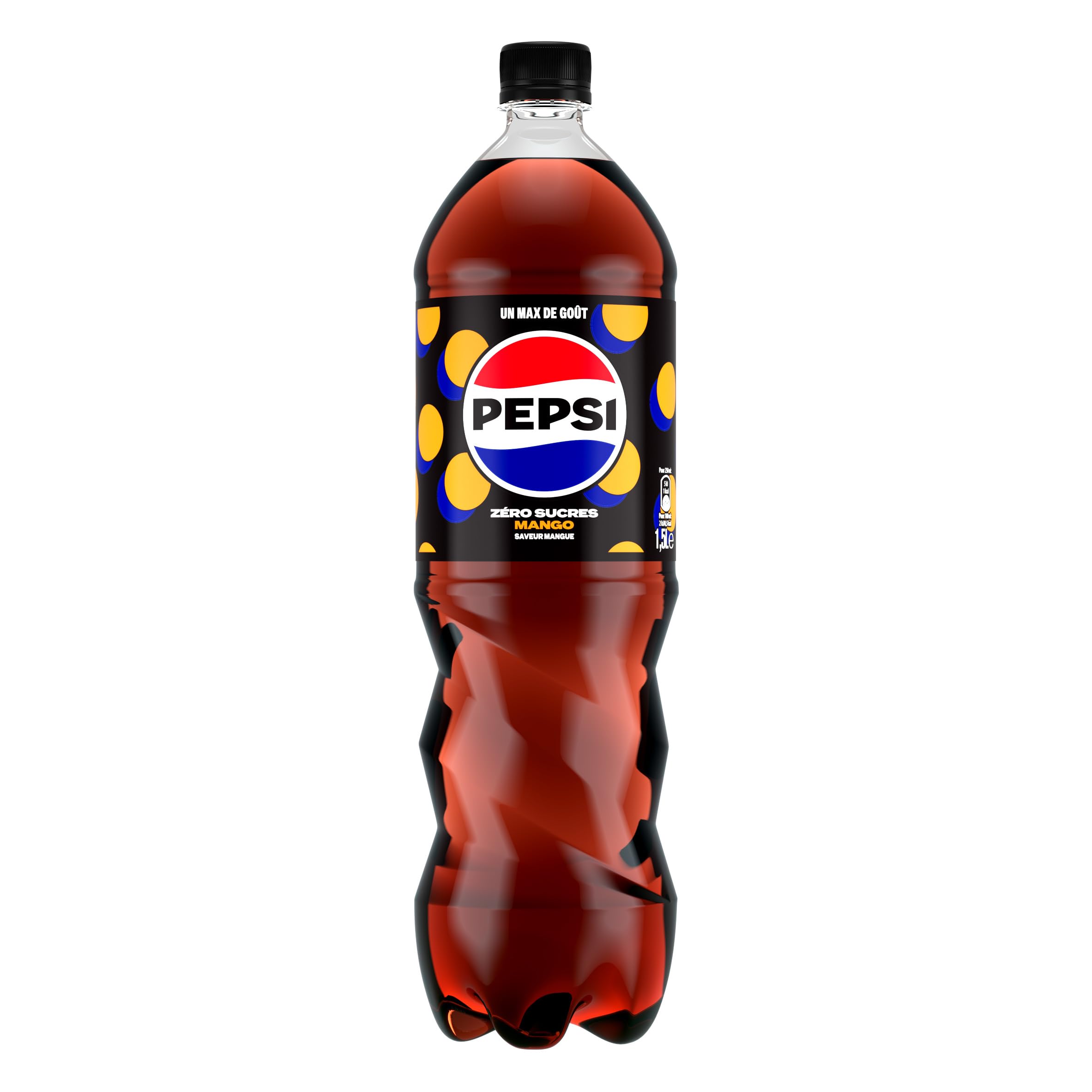 pepsi-z-ro-mango-soda-cola-mangue-1-5l-lot-de-6 image 2