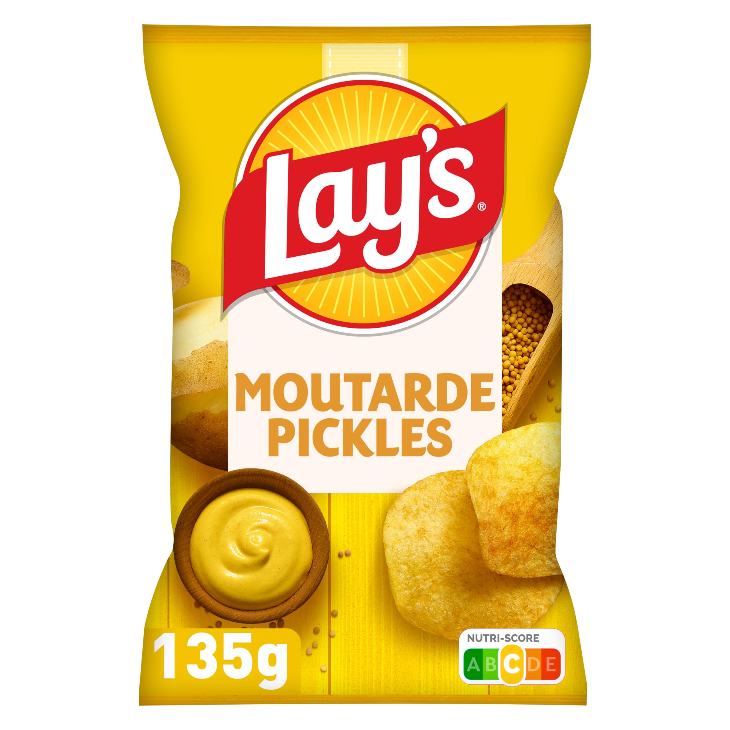lay-s-classique-chips-moutarde-pickles-135g image 1
