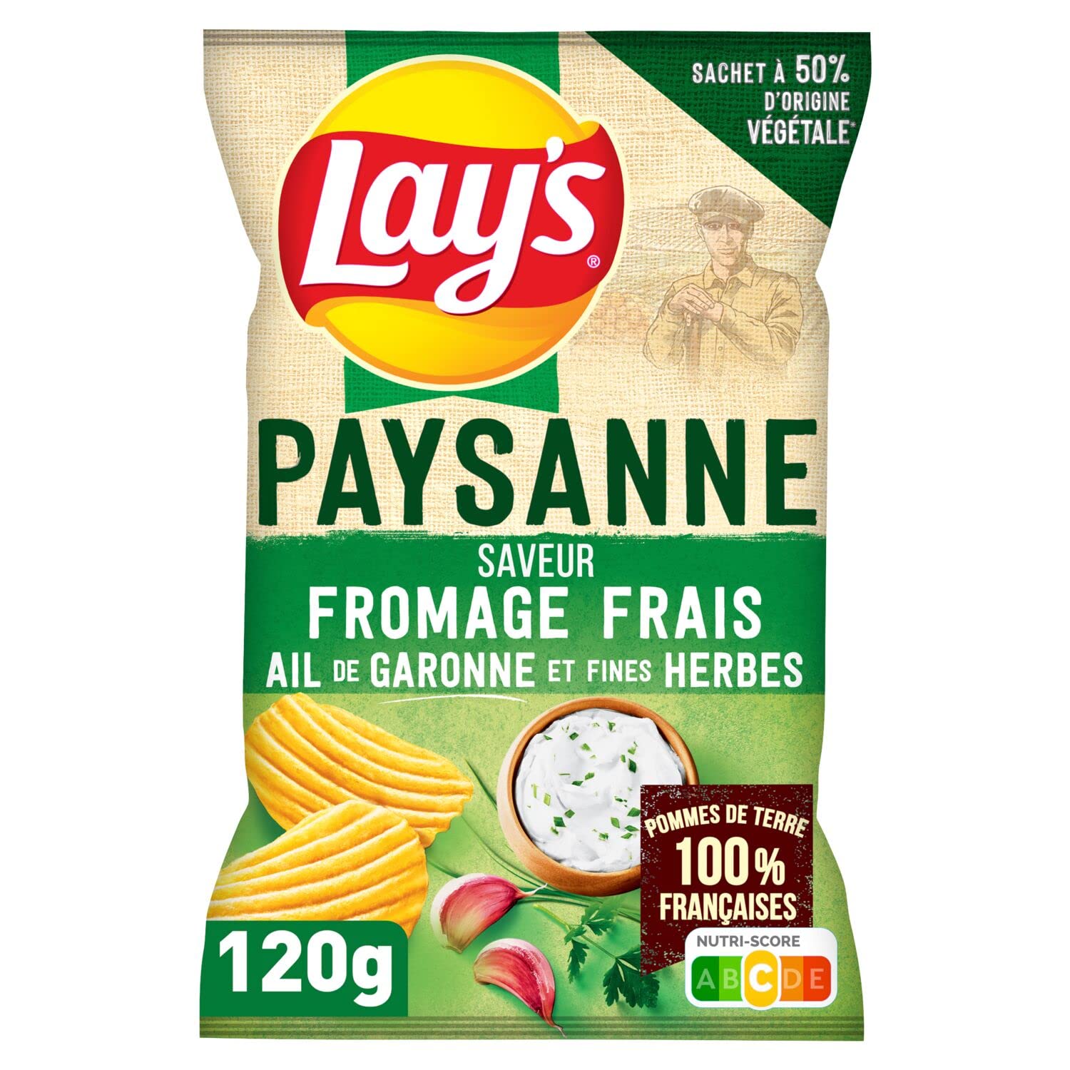 lay-s-paysanne-chips-oignon-roscoff-120-g-ondul-es image 8