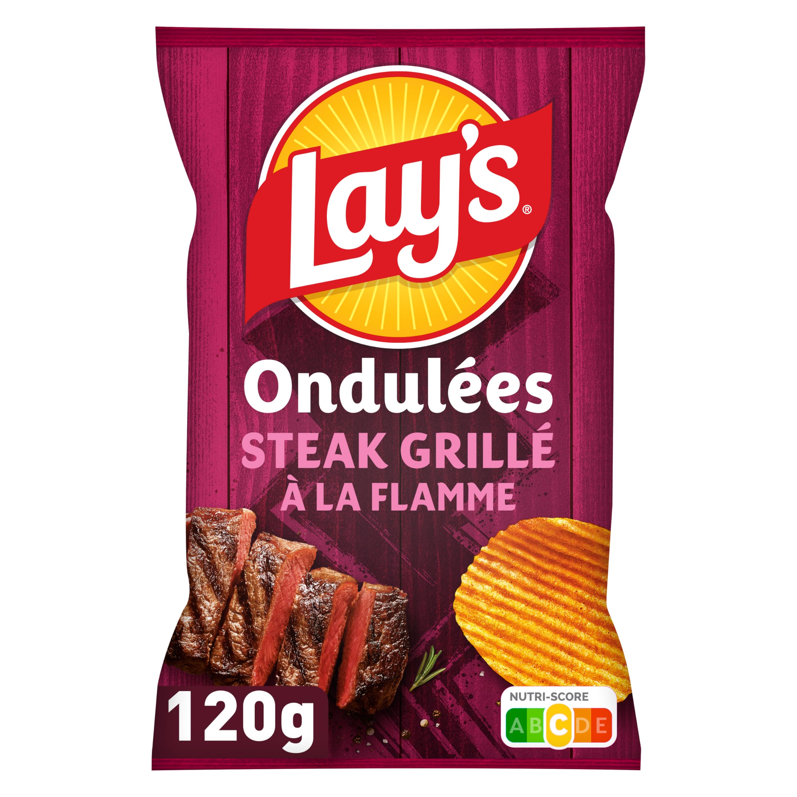 lay-s-ondul-es-chips-steak-grill-flamme-120g image 1