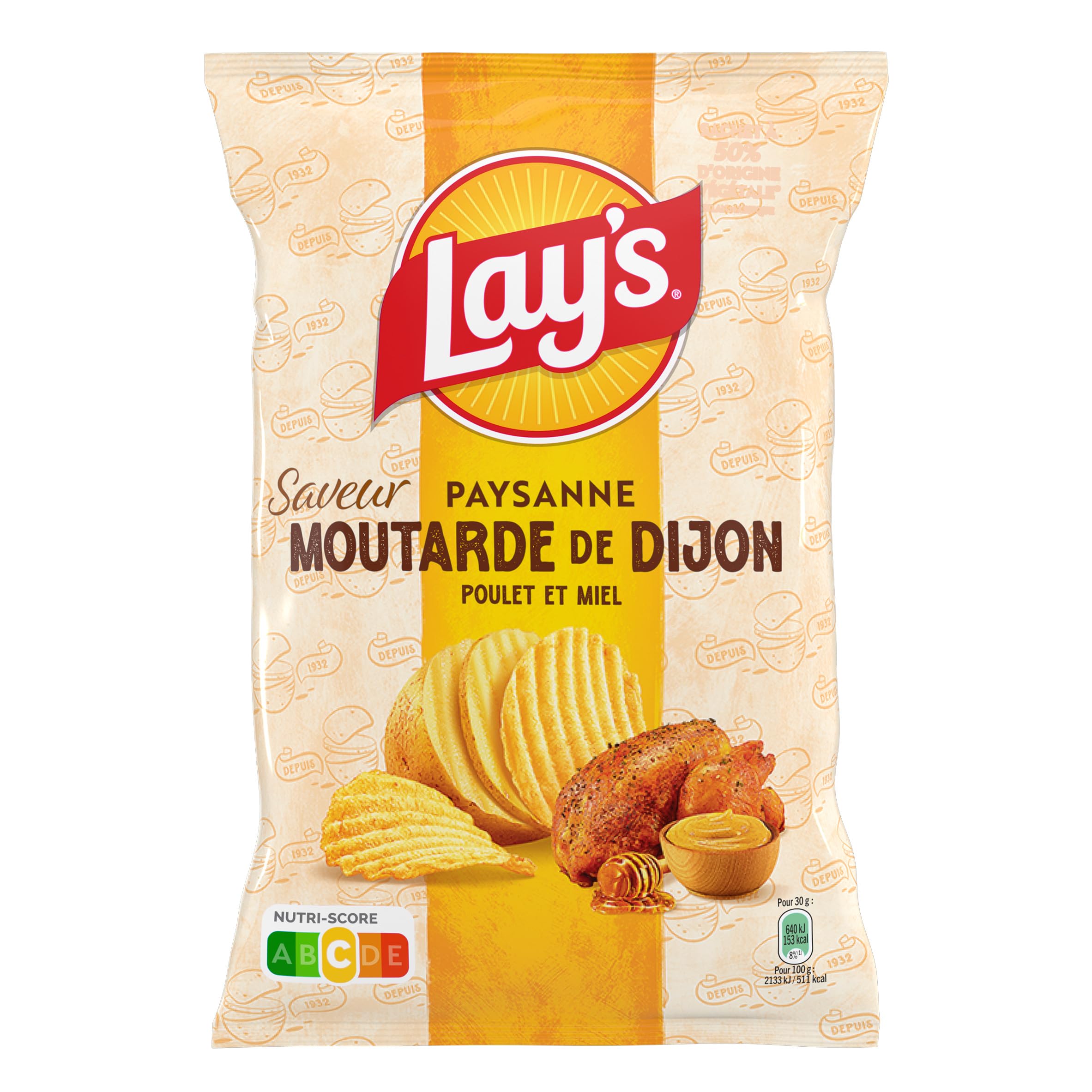 lay-s-paysanne-chips-poulet-moutarde-miel-120-g image 3