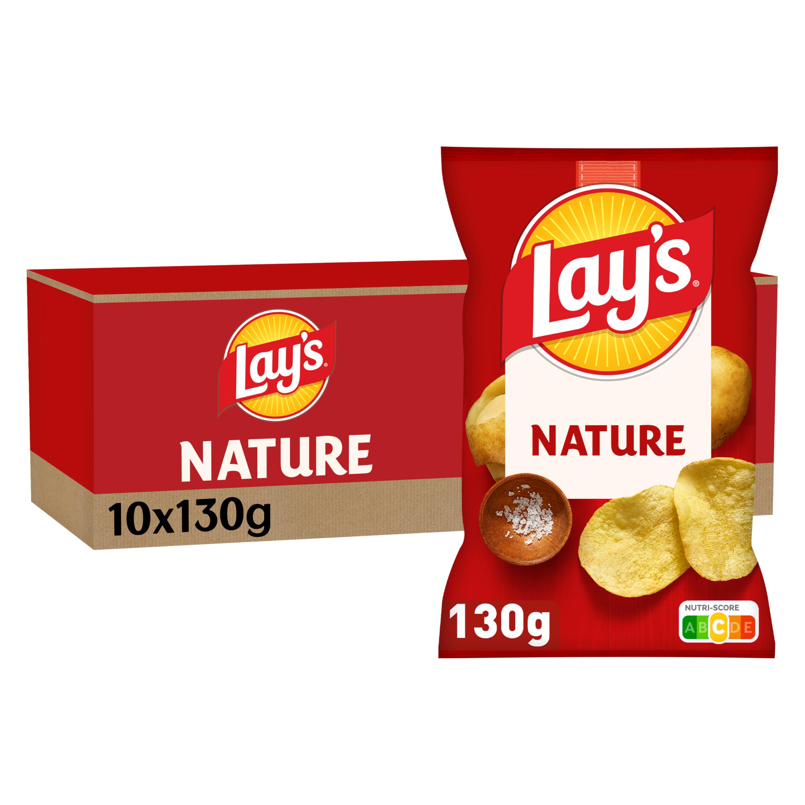 lay-s-classique-chips-nature-130g-lot-de-10 image 1