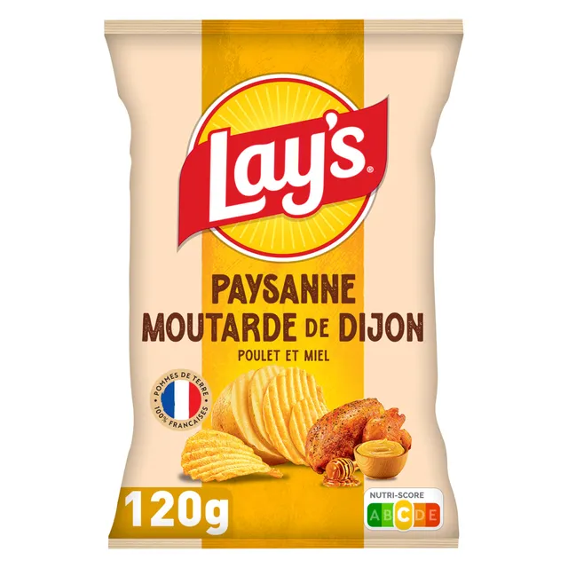 lay-s-paysanne-chips-poulet-moutarde-miel-120-g image 1