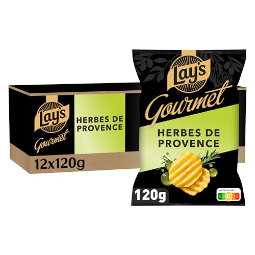 lay-s-gourmet-herbes-de-provence-chips-ondul-es-120g-lot-12 image 4