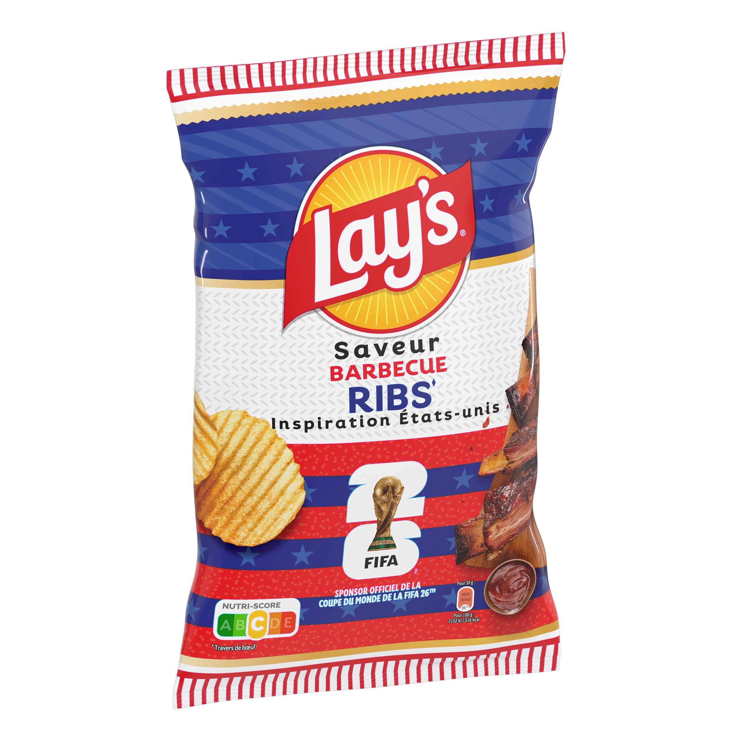 lay-s-ondul-es-chips-barbecue-ribs-120-g-fum-es image 2