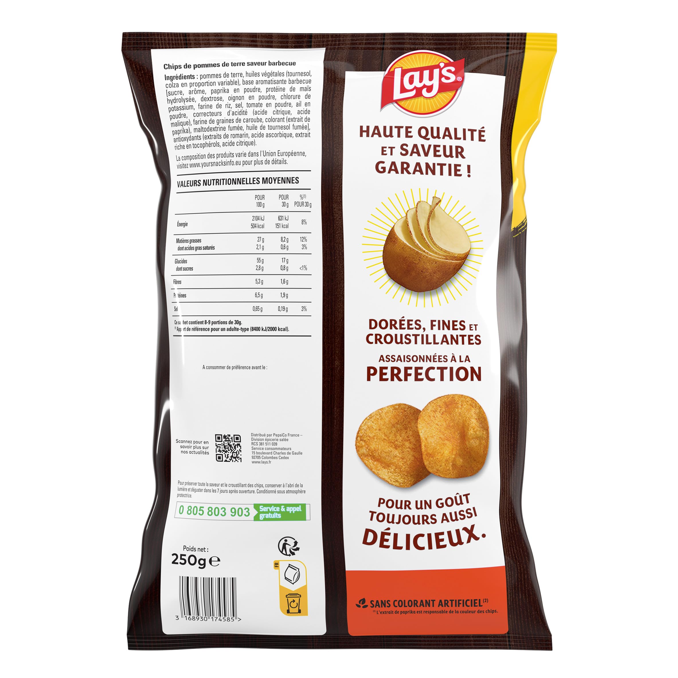 lay-s-classique-chips-barbecue-250g-format-familial image 2