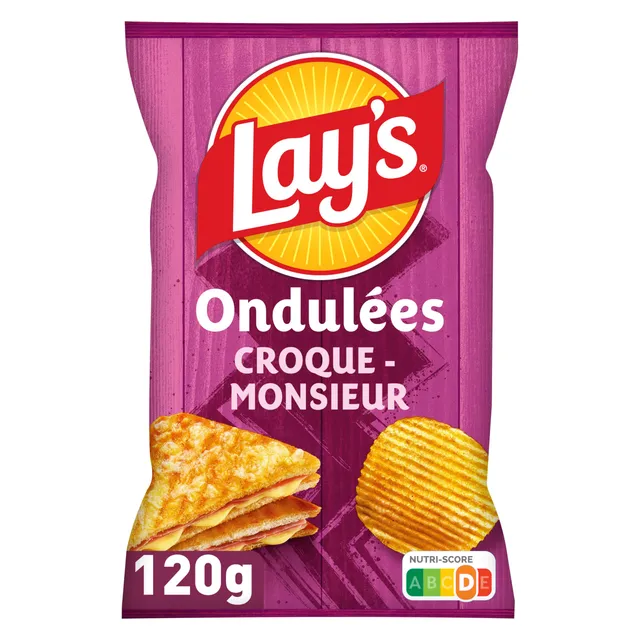 lay-s-ondul-es-chips-croque-monsieur-120-g-ondul-es image 1