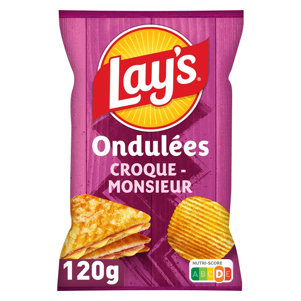 lay-s-ondul-es-chips-croque-monsieur-120-g-ondul-es image 1