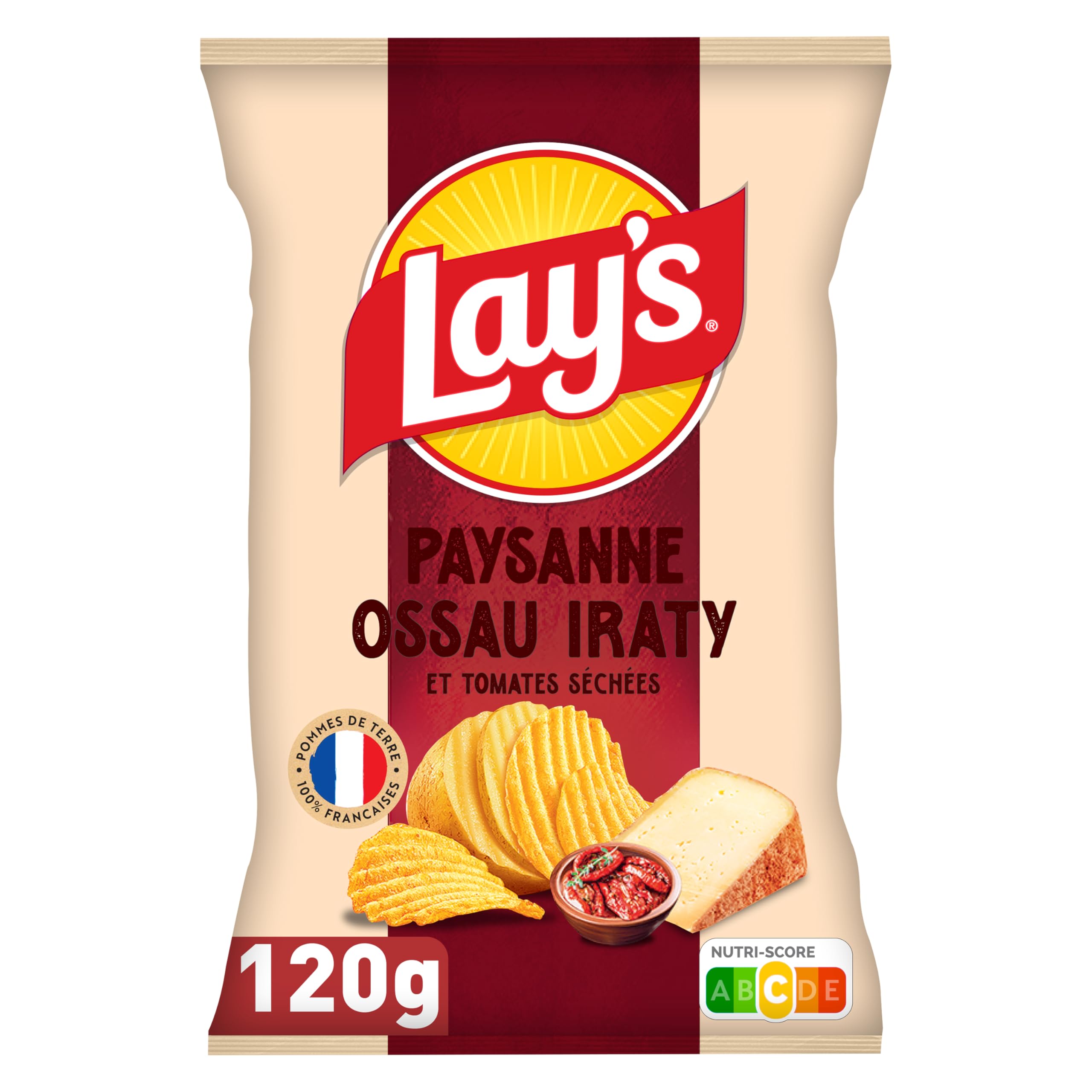 lay-s-recette-paysanne-chips-ossau-iraty-tomates-s-ch-es-120g image 1
