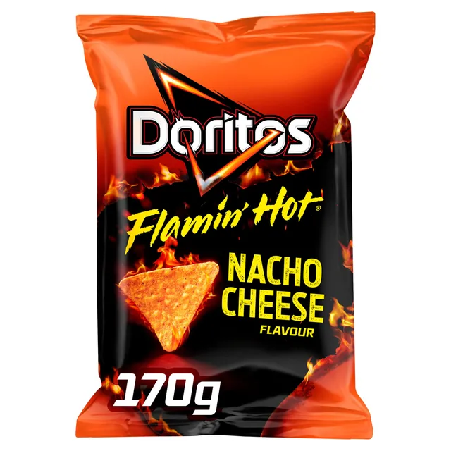 doritos-flamin-hot-tortilla-nacho-cheese-170g image 1