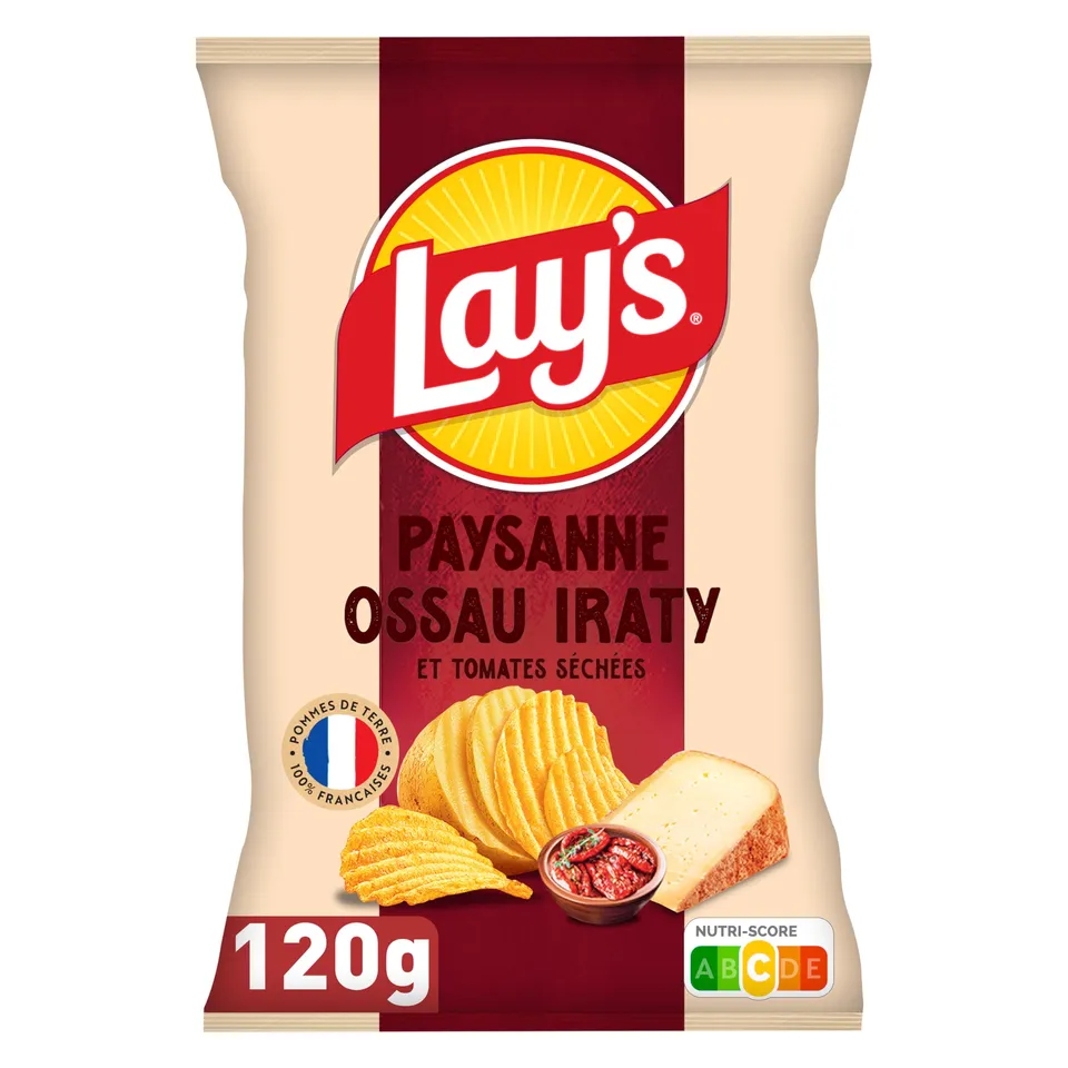 lay-s-recette-paysanne-chips-ossau-iraty-tomates-s-ch-es-120g image 1