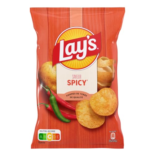 lay-s-classique-chips-spicy-130g-sachet-intense image 8