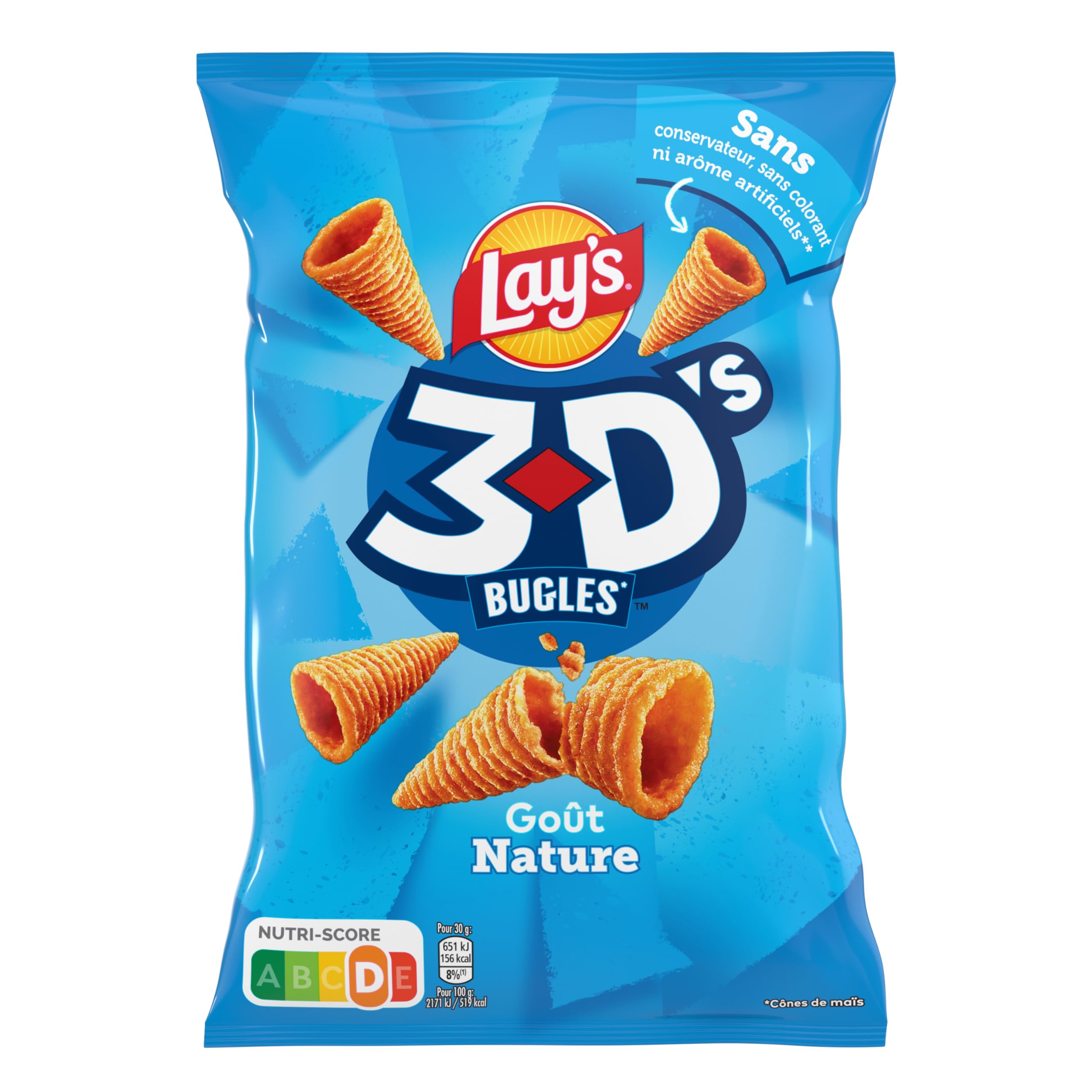 lay-s-3d-bugles-biscuit-souffl-nature-15-x-85-g image 3