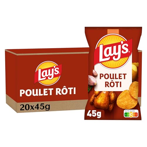 lay-s-poulet-r-ti-chips-pomme-de-terre-20x45g-individuel image 7