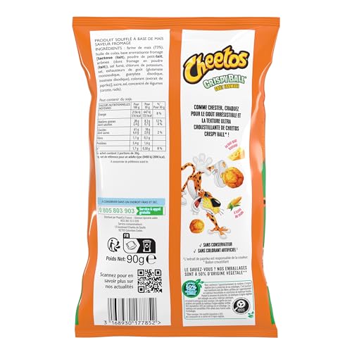 cheetos-crispy-ball-snack-souffl-fromage-90g-lot-de-14 image 6