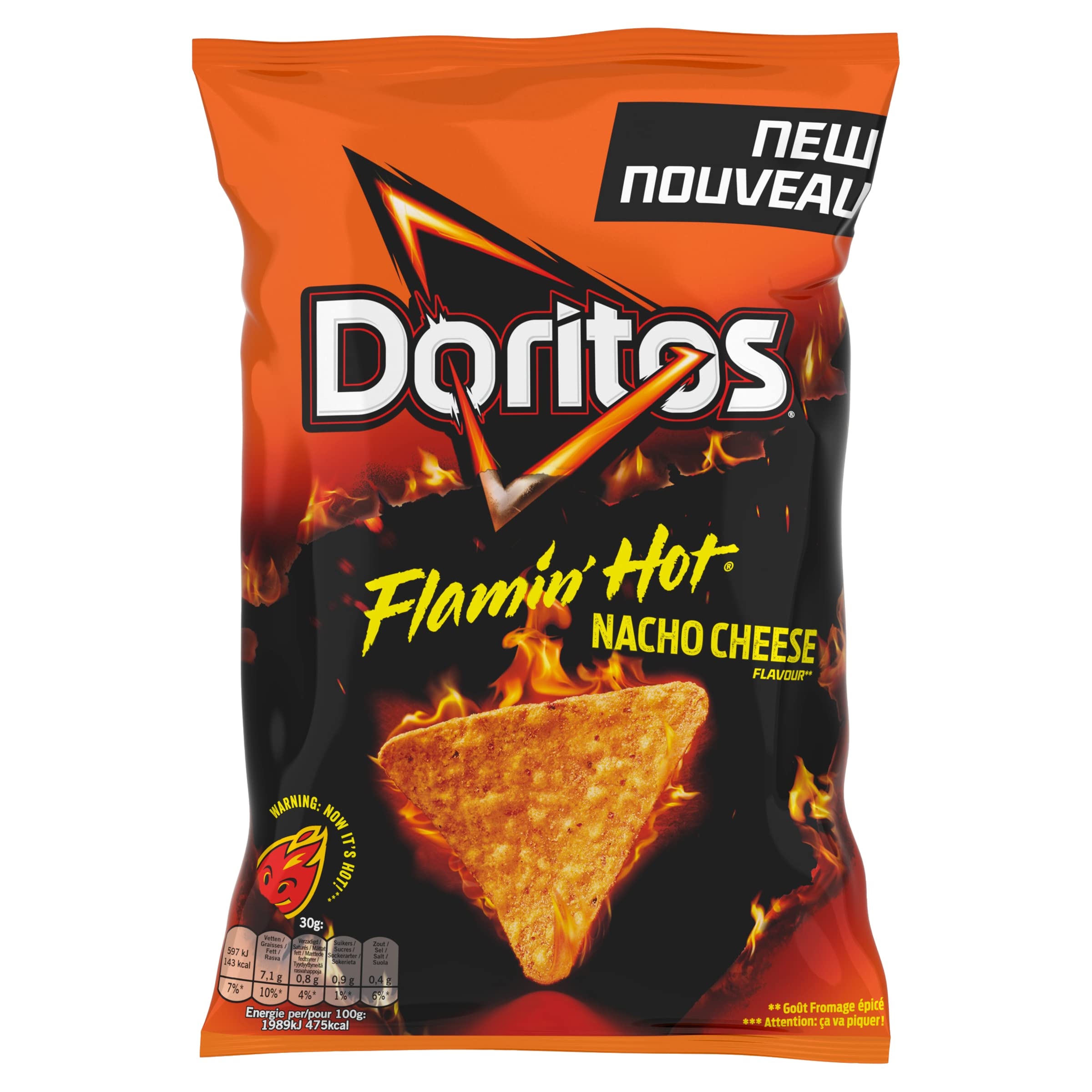 doritos-flamin-hot-tortilla-nacho-cheese-170g image 2