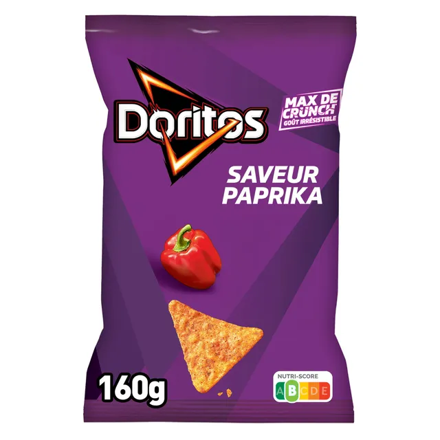 doritos-paprika-tortillas-chips-paprika-160g-croustillantes image 1