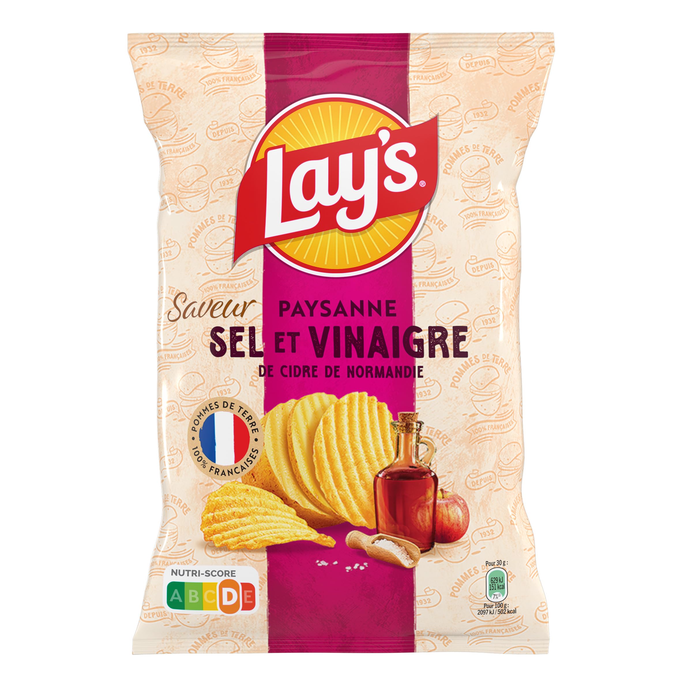 lay-s-recette-paysanne-chips-vinaigre-cidre-normandie-120g image 3