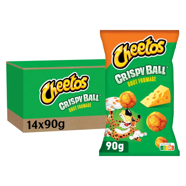 cheetos-crispy-ball-snack-souffl-fromage-90g-lot-de-14 image 1