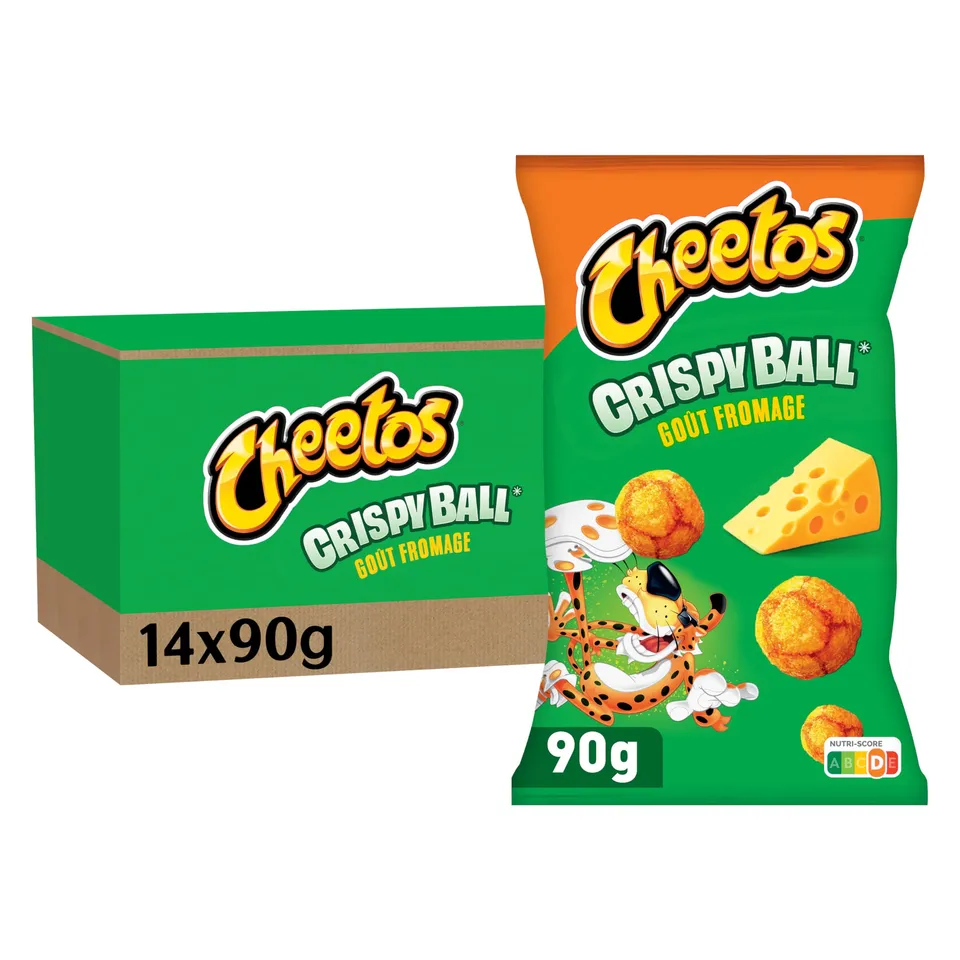 cheetos-crispy-ball-snack-souffl-fromage-90g-lot-de-14 image 1