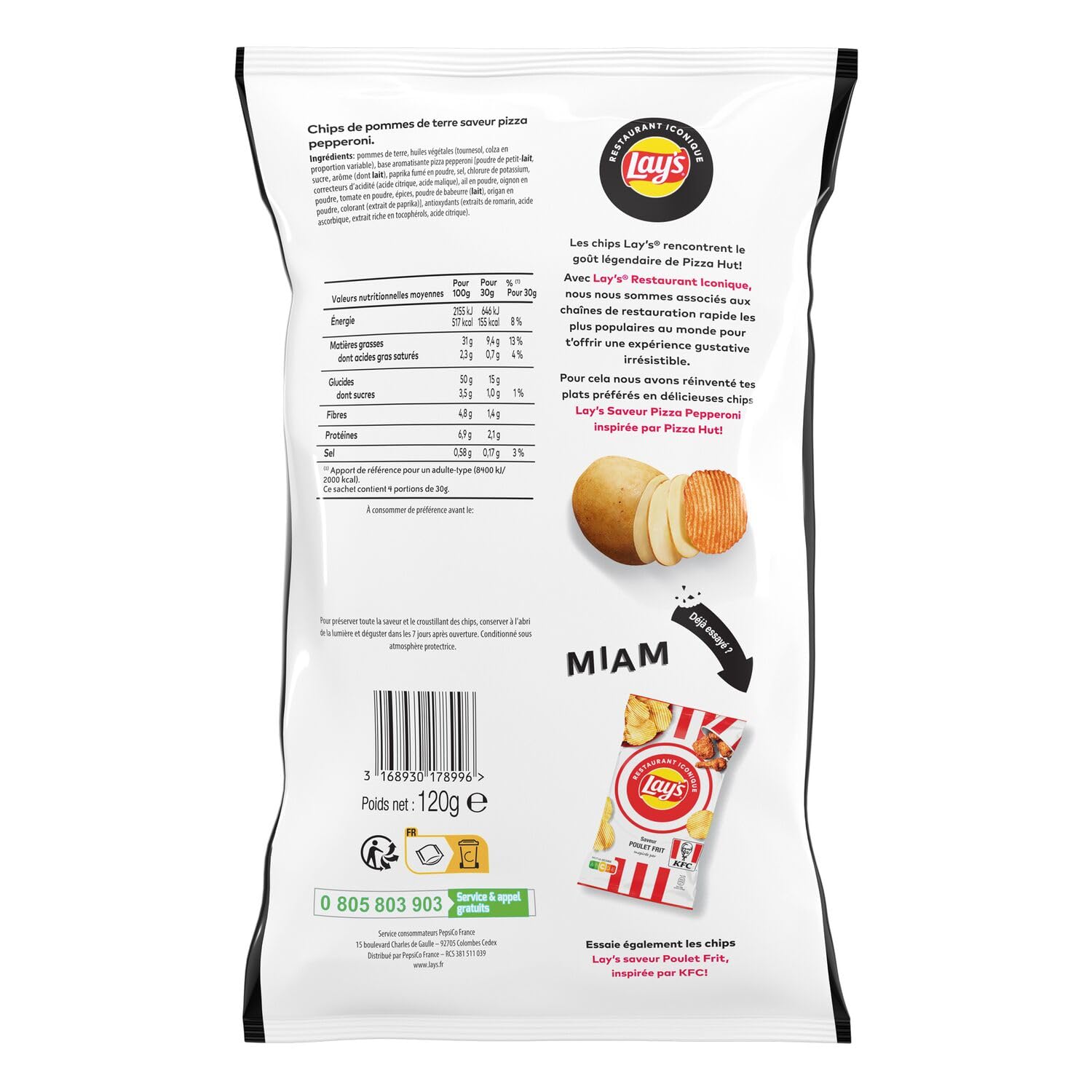 lay-s-pizza-hut-chips-ondul-es-pepperoni-120g image 2