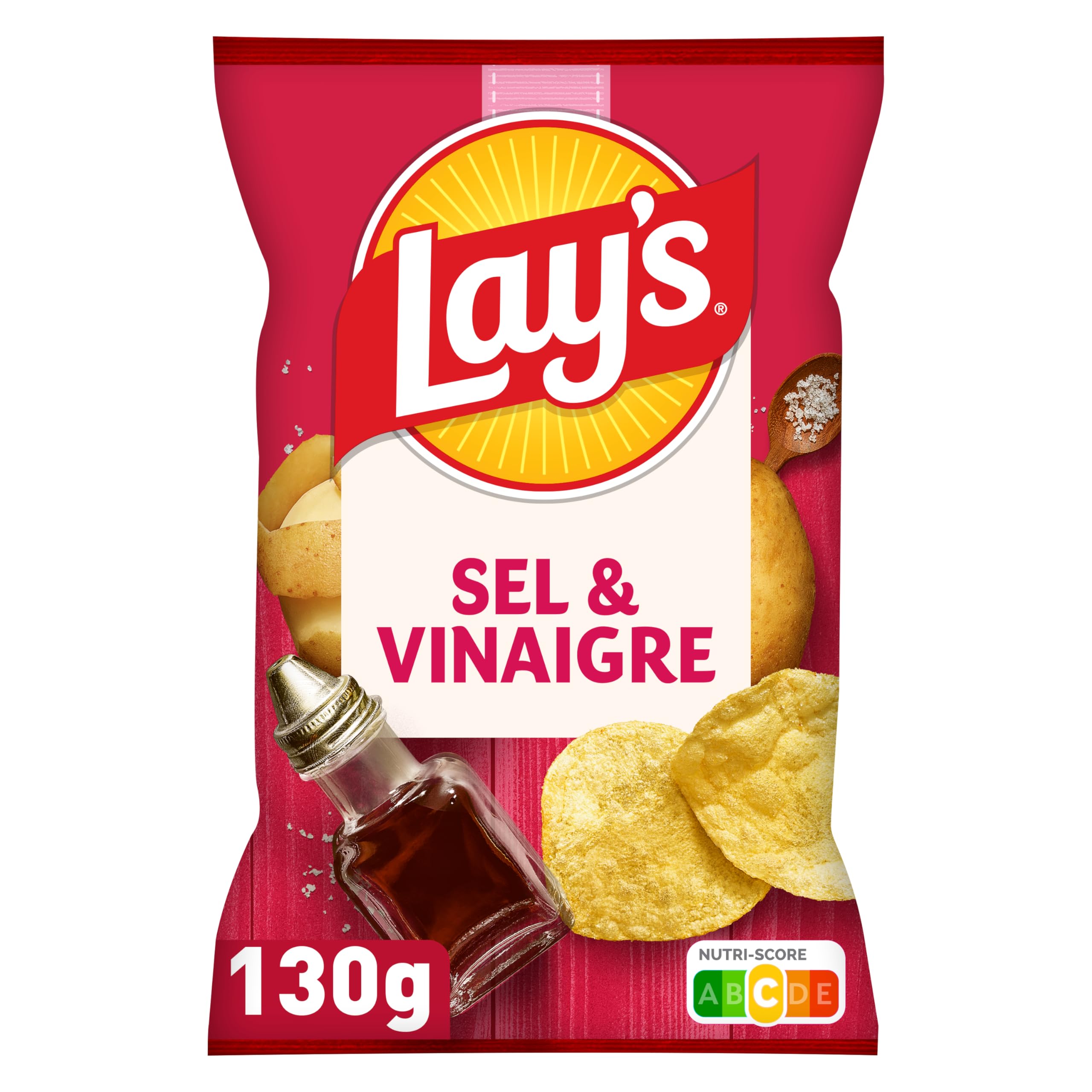 lay-s-classique-chips-sel-et-vinaigre-130g image 1