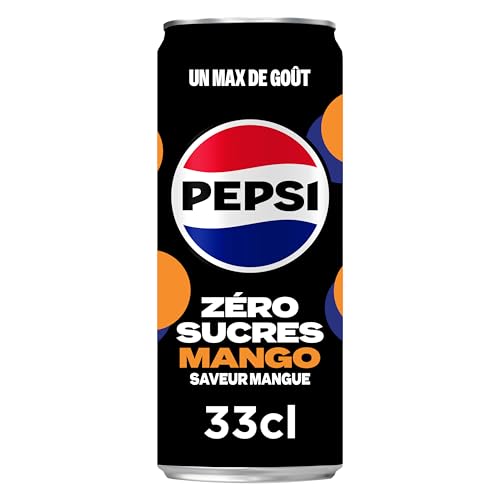 pepsi-z-ro-mango-soda-cola-mangue-33cl-lot-de-24 image 6