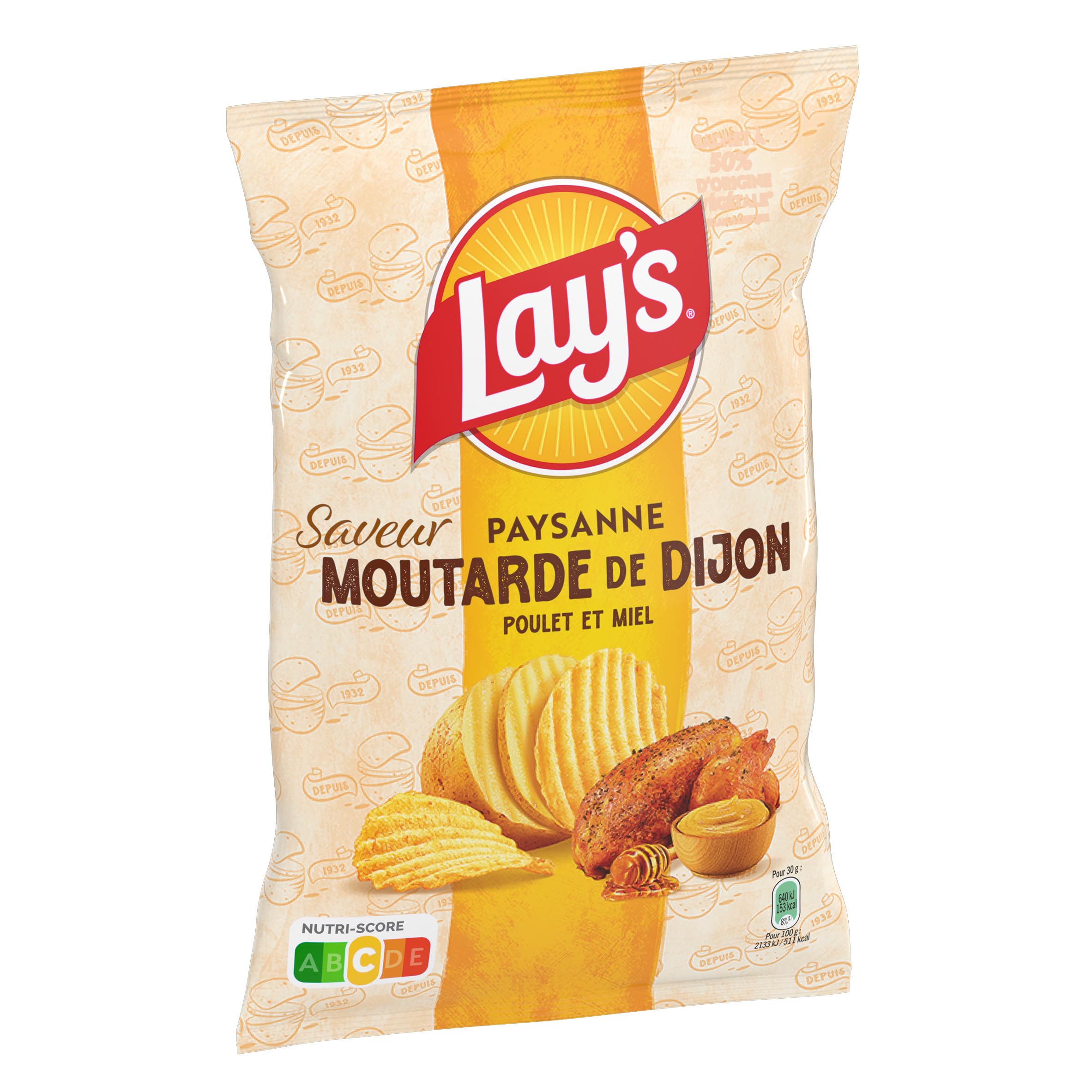 lay-s-paysanne-chips-poulet-moutarde-miel-120-g image 4