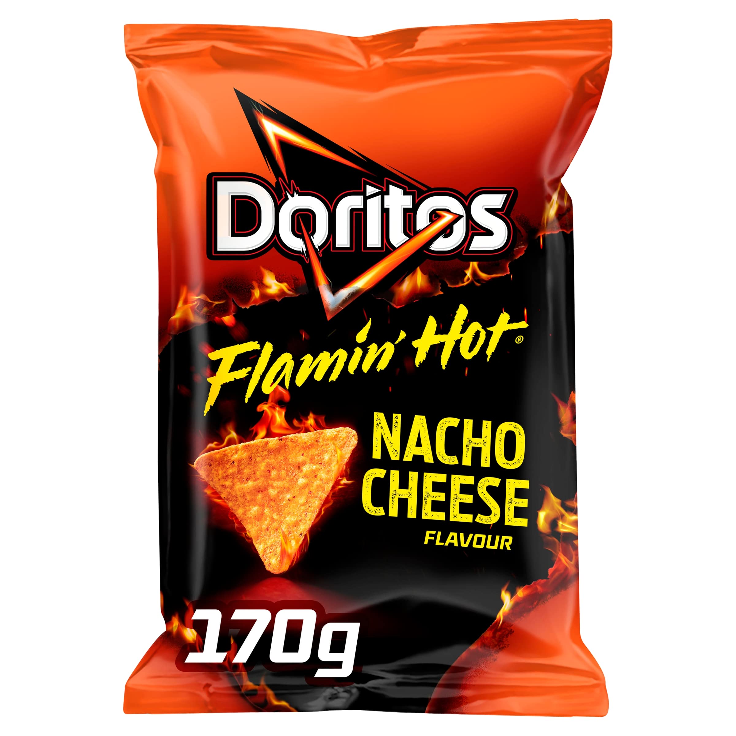 doritos-flamin-hot-tortilla-nacho-cheese-170g image 1