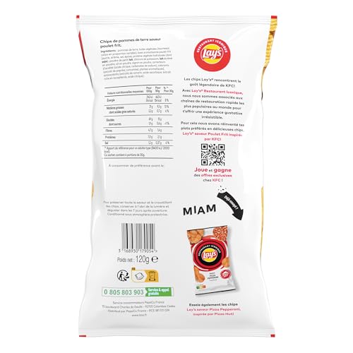 lay-s-classique-chips-kfc-poulet-120g-ondul-es image 6