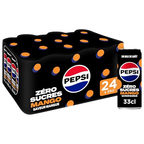 pepsi-z-ro-mango-soda-cola-mangue-33cl-lot-de-24 image 4