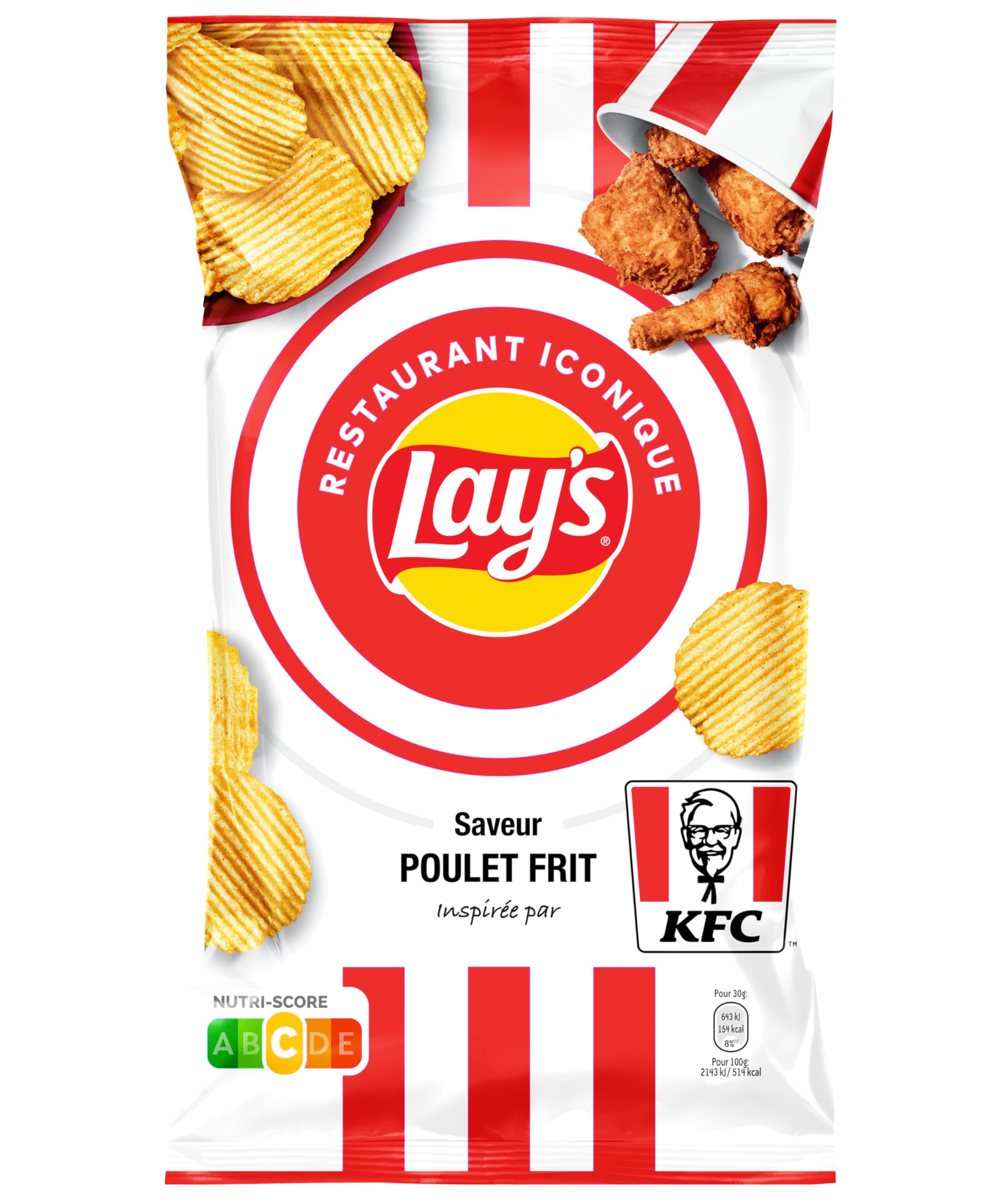 lay-s-classique-chips-kfc-poulet-120g-ondul-es image 3
