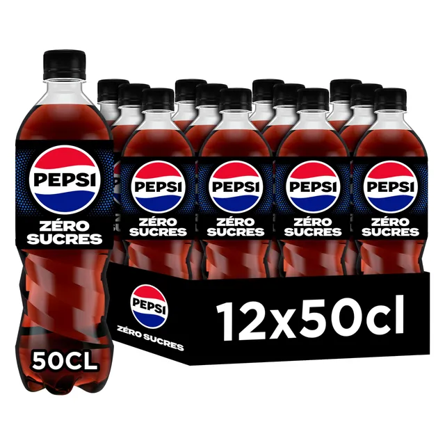 pepsi-z-ro-sucres-soda-cola-sans-sucres-12x50cl-p-tillant image 1