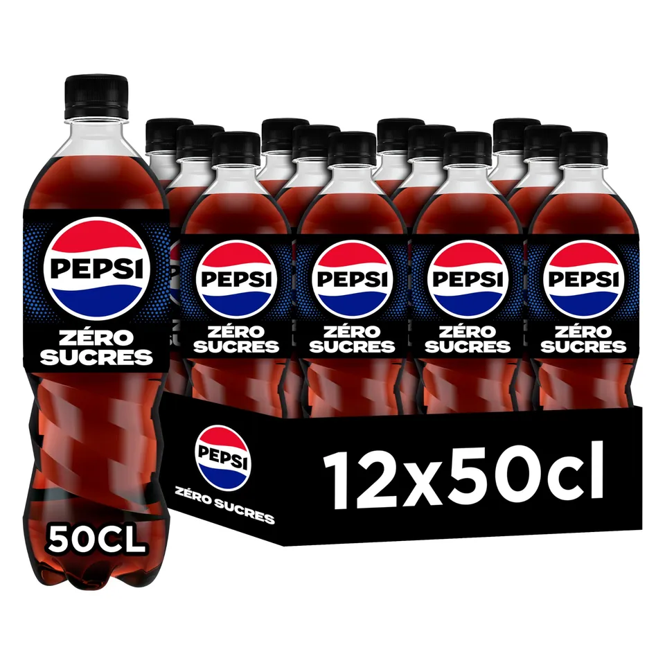 pepsi-z-ro-sucres-soda-cola-sans-sucres-12x50cl-p-tillant image 1