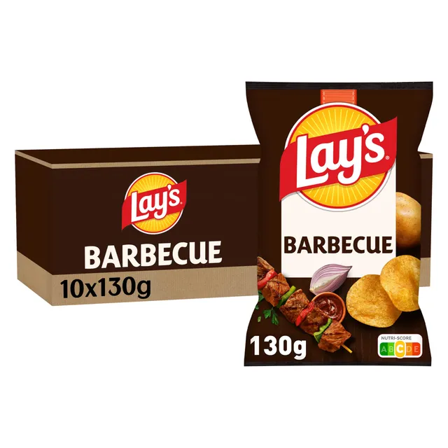 lay-s-classique-chips-barbecue-130g-lot-de-10 image 1