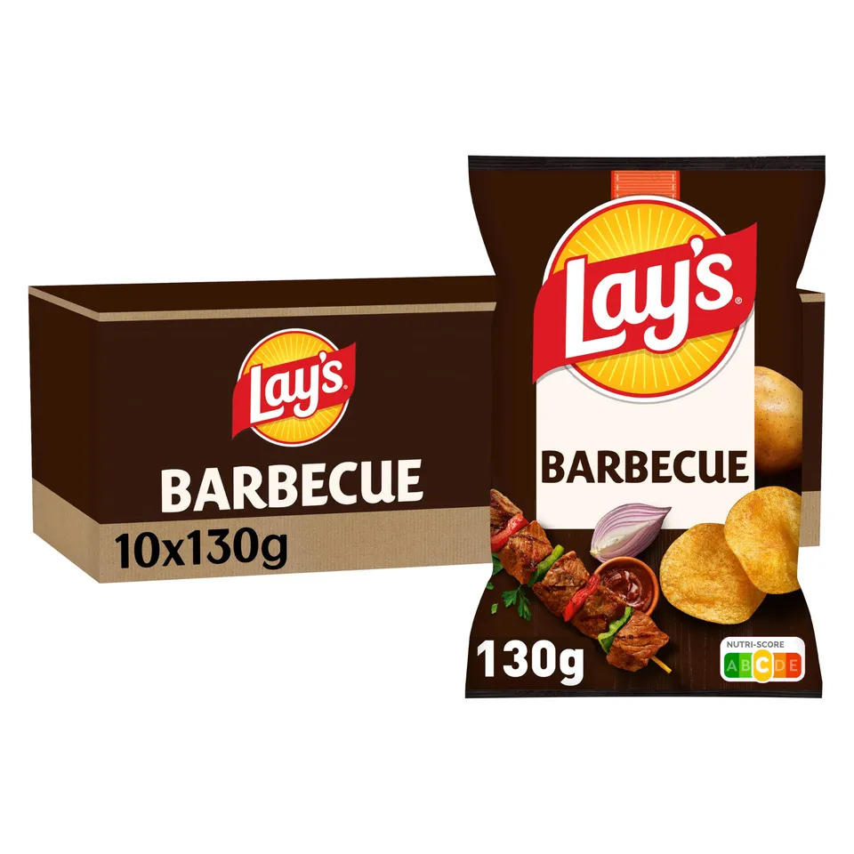 lay-s-classique-chips-barbecue-130g-lot-de-10 image 1