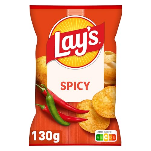 lay-s-classique-chips-spicy-130g-sachet-intense image 6