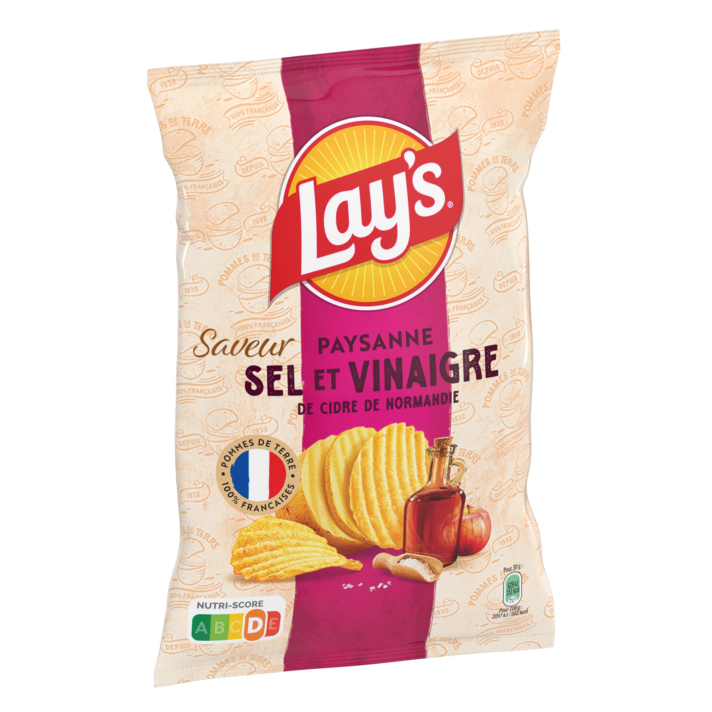lay-s-recette-paysanne-chips-vinaigre-cidre-normandie-120g image 4