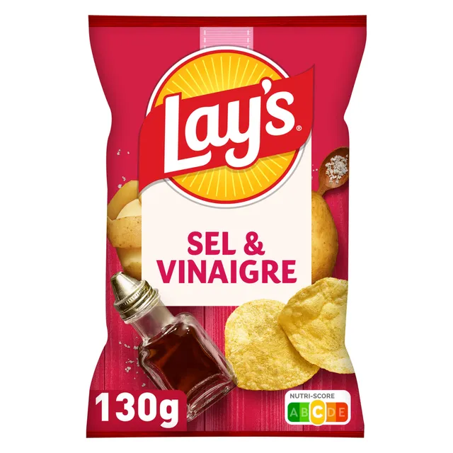 lay-s-classique-chips-sel-et-vinaigre-130g image 1