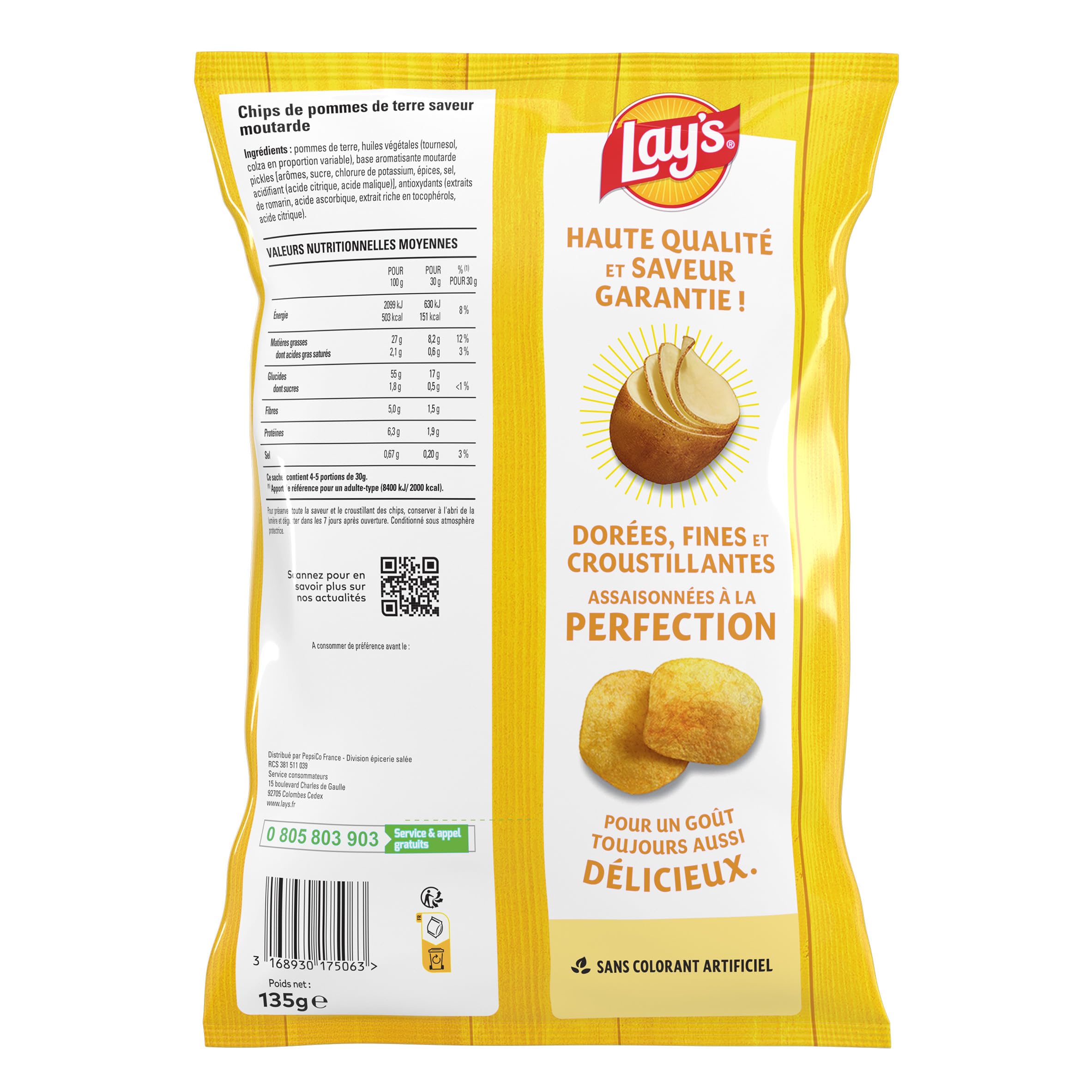lay-s-classique-chips-moutarde-pickles-135g image 2