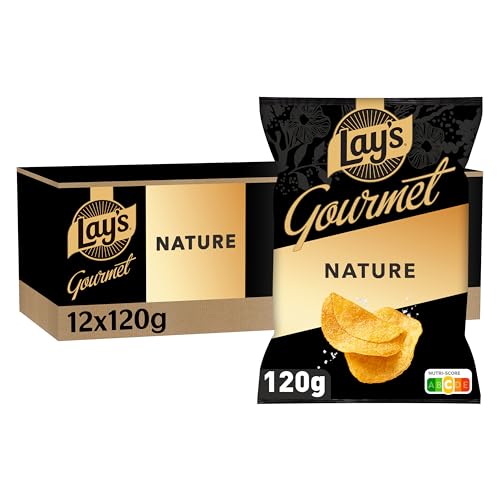 lay-s-gourmet-chips-nature-12x120g-paisses-premium image 4